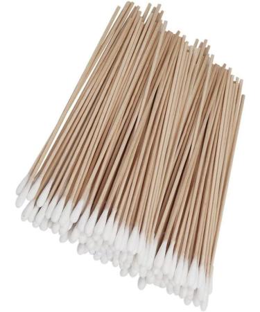 100 Pieces 6 Inch Wooden Cotton Swabs - Eco-Friendly Makeup Applicator Sticks for Cleaning & Beauty - Buy Online on GoSupps.com