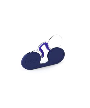 Nooz - Templeless reading glasses Unisex - Always at hand - Oval 6 colours / 5 diopters Blue 2.0 x