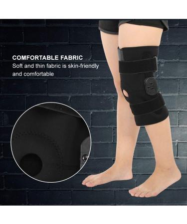 Orthopedic Knee Pads for Ligament Injury | Knee Support Brace - Black 33x22cm - Buy Online on GoSupps.com