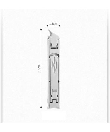 UNbit Nail Clipper Foldable Double-Ended Nail Clipper Tool Precision Trim Splash Resistant Trimmer Scissor Stainless Steel Manicure Pedicure Tool - Buy Online on GoSupps.com