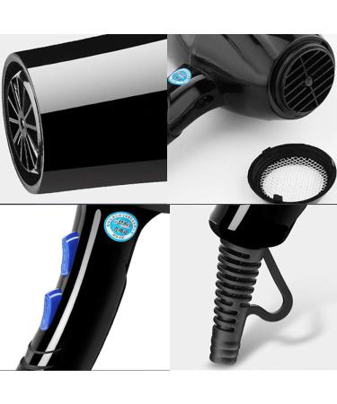 Hair Dryer Professional Salon Hairdryers Ionic Comb Professional Hair Styling Ultra 2000W Hair Dryer with Diffuser and Concentrator Nozzle 3 Heat 2 Speed Settings Low Noise for Man Woman Black Small - Buy Online on GoSupps.com