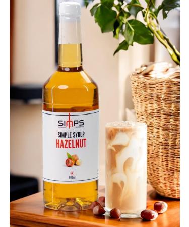 Simps Modern Beverage Hazelnut Syrup Coffee Syrup 946 mL - Buy Online on GoSupps.com