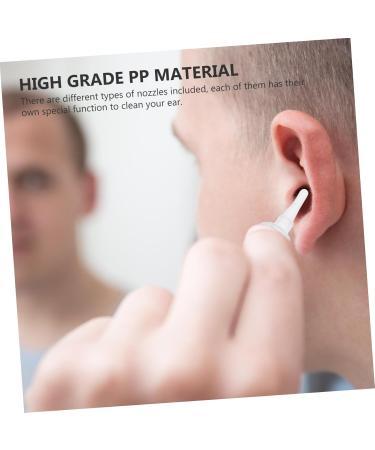 WEKAMOS 30PCS Earwax Cleaner Nozzles Set Conical Bottle Ear Washer Replacement Tips for Safe Ear Irrigation and Cleaning Tools for Home Use and Earwax Removal - Buy Online on GoSupps.com