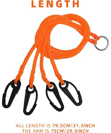 SF 4 Arm Crab Trap Harness with Metal Hooks for Fishing Crabbing - 1 Pack, Blue - Buy Online on GoSupps.com