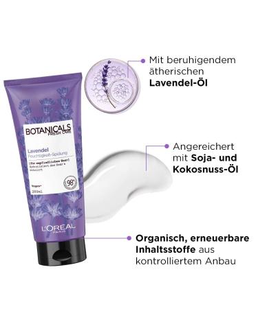 Botanicals Vegan Conditioner for Sensitive Hair | Silicone Sulfate & Paraben-Free | Lavender Moisture - 200ml - Buy Online on GoSupps.com