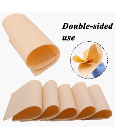Autdor 10Pcs Blank Tattoo Practice Skin - Double Sided Fake Skin for Tattooing and Microblading - 7.4x5.6 inches - Ideal for Tattoo Artists - 10 Count - Buy Online on GoSupps.com