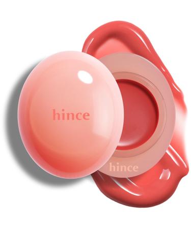 hince Raw Glow Dewy Ball - Tinted Lip Balm Jelly Gloss Glow Shine and Hydration Lip & Blush Multiuse Vegan 0.12 oz. (13 colors) (RAW ROSE DEW)