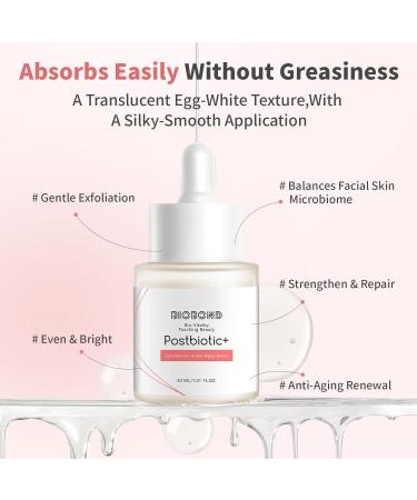 BIOBOND Postbiotic+ Gentle Brightening Serum For Exfoliating Repair Hydrating & Even Tone With Lactobacillus Centella & Red Algae Extract Creating Healthy Skin Microbiome for Skincare 1 Fl Oz - Buy Online on GoSupps.com