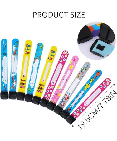 SSRDFU Emergency Bracelets for Children - 10 Pack Waterproof ID Bracelets for Boys Girls & Toddlers | Reusable SOS Name Bracelets - Buy Online on GoSupps.com