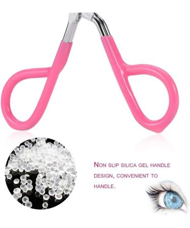 UKD Girls Women Metal and Silicone Cushion Ring High Level Eyelash Curling Curler Beauty Eyelash Curlers for Lady - Buy Online on GoSupps.com
