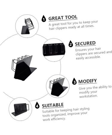 Didiseaon Hairdressing Tool Organizer - Wall-Mounted Clipper Tray & Beard Trimming Catcher for Salons & Home Use - Buy Online on GoSupps.com