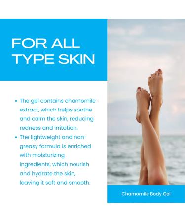 DEPIL BELLA Chamomile Body Gel - 250g | Soothing Post-Waxing & After Sun Care - Buy Online on GoSupps.com