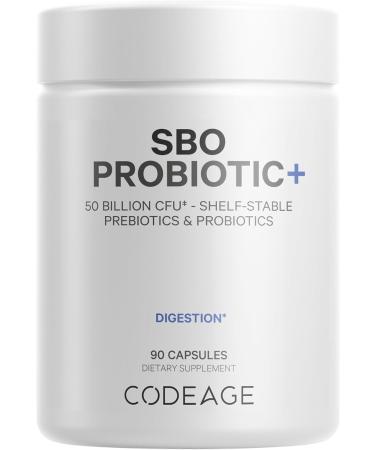 CodeAge Digestion SBO Probiotic+ 50 Billion CFU 90 Capsules - Buy Online on GoSupps.com