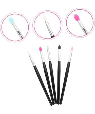 Balacoo 5pcs Silicone Eyeshadow Brush Silicone Makeup Brush Cosmetic Beauty Supply Tool Brush Crease Miss - Buy Online on GoSupps.com