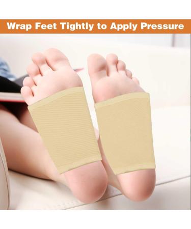 Organic Castor Oil Foot Pack - 2 Reusable Velcro Fastener Pads for Effective Therapy - Buy Online on GoSupps.com