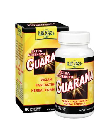 Natural Balance Guarana Extra Strength 60 Vegetarian Capsules