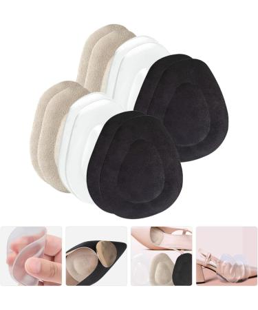 6 Pairs Forefoot Pad High Heel Inserts - Metatarsal Support Reusable Non-Slip Flannel Cushions for Pain Relief - Assorted Colors - Buy Online on GoSupps.com