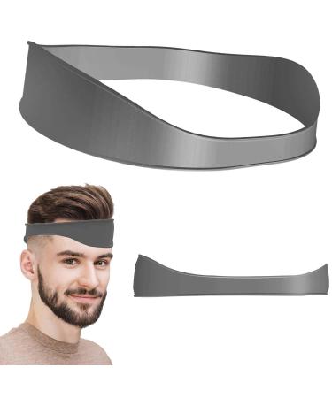 Extracture-shamlone curved silicone haircut children hair cutting edge instructions for men hair cutting tools haircut template for men homework (gray)