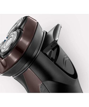 Buy Waterproof Electric Shavers for Men | Cordless USB Rechargeable Rotary Razors - Silver & Brown - Buy Online on GoSupps.com