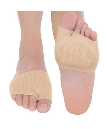 SIBBA Mittelfuß-Pads Belonging bandage orthopedic insole 1 pair breathable beige toe correction bale shape forefoot sole foot pillow for women and men relief from pain cornea bladder pigment XL - Buy Online on GoSupps.com