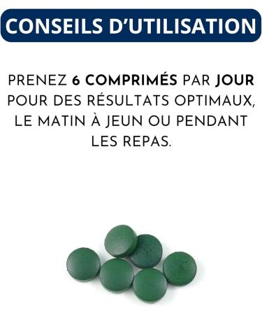  QORE+ French Spirulina Tablets 90 g High Nutritional Density Grown in Provence Energy Immunity Recovery 100% Vegan - Buy Online on GoSupps.com