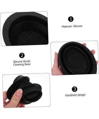 of makeup brush Makeup Tool Cleaner makeup cleaner pad makeup gadgets braces cleaner foundation brush cleaner pad brush scrubber holder cleaning box cosmetic Silica gel - Buy Online on GoSupps.com