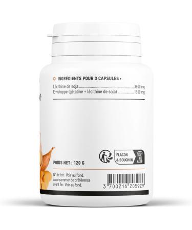 Soy Lecithin Oil - 1200 mg - 70 capsules - Buy Online on GoSupps.com