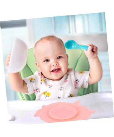 Hohopeti Suction Cup Mat - Kids Placemat for Toddlers and Babies - Pink 11.5X10.5cm - Buy Online on GoSupps.com
