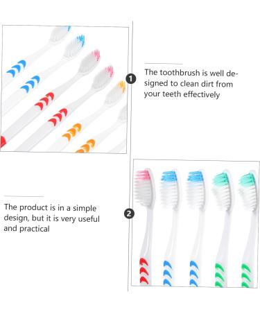 Gleavi 60pc Travel Toothbrushes - Disposable Soft Bristles Individually Packaged Charcoal Toothbrushes in Assorted Colors | Perfect for Travel & Hygiene - Buy Online on GoSupps.com