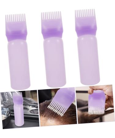 Alipis Lot de 3 Flacons Applicateurs pour Teinture Capillaire et Huile Cheveux Bouteilles Peigne Racines Pratiques Taille Moyenne Violet Usage Professionnel et Maison - Buy Online on GoSupps.com