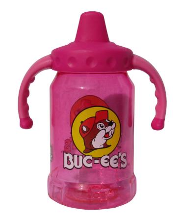 Buc-ee's Spill Proof Sippy Cup with Handles  BPA-Free  12 Ounces - Pink