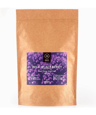 BRIX Freeze-Dried Blackberry | 100% Natural Dry Wild Blackberry 95g | Dried Fruits Great Taste Award | Non-GMO Gluten Free Ve