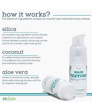 Natural Matte Hair Texture Styling Powder | Texturizing & Volumizing Spray for Men & Women - Perfect for Straight Curly & Wavy Hair - Buy Online on GoSupps.com