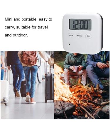 Famus 4 Grid Daily Medicine Tablet Pills Storage Box Organizer Case Container with Timer Kit(White Grey) - Buy Online on GoSupps.com