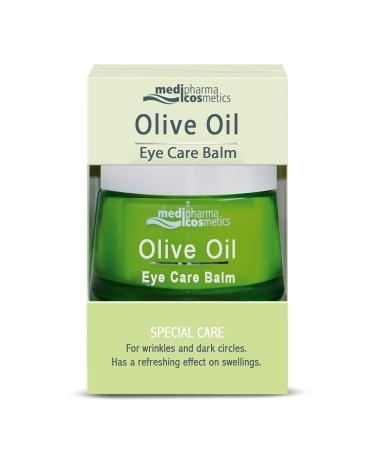 Medipharma Cosmetics Intensive Eye Balm 0.50 Fl Oz - Nourishing Eye Cream with Olive Oil for Firming Skin, Reducing Wrinkles & Dark Circles - Made in Germany for Women & Men - Buy Online on GoSupps.com
