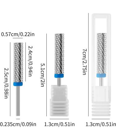 FEIlei Nail Drill Bits 5 in 1 Bits for Nails Tapered and Cone Shape Drill Bits for Acrylic or Gel Removal - Buy Online on GoSupps.com