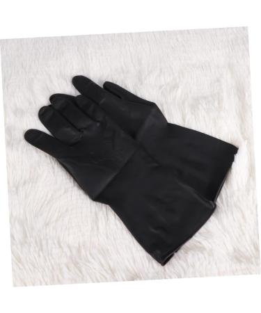 Beavorty 6 Pairs Reusable Gloves for Hair Coloring Hair Color Gloves Black Hair Coloring Products Reusable Rubber Gloves Barber Supplies Black Rubber Gloves Salon Gloves Hand Guard Hair dye - Buy Online on GoSupps.com