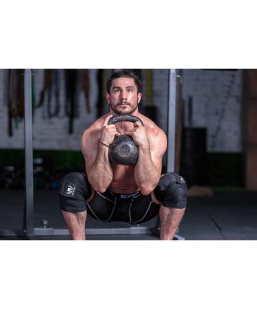Mava Sports Knee Wraps - Compression & Elastic Support for Cross Training WODs - Black - Buy Online on GoSupps.com