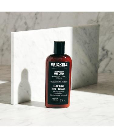 Brickell Men's Maximum Strength Hand Cream - Natural & Organic | Scented 118 ml - Best for Men's Skin Care - Buy Online on GoSupps.com