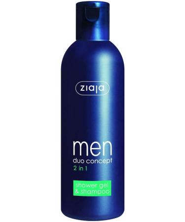 Ziaja Men 2 In 1 Shower Gel & Shampoo 300Ml - Buy Online on GoSupps.com