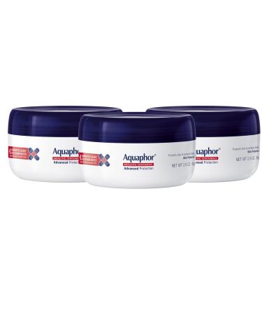 Aquaphor Healing Ointment - Skin Protectant for Dry Cracked Skin - Hands Heels Elbows - 2.8 oz Jar (Pack of 3) 2.8 Fl Oz (Pack of 3)
