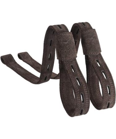 Equinate Slimline Mono Stirrup Leathers Columbia Suede Brown 80 cm 80 Brown