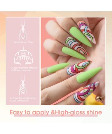 VENALISA Fall Gel Nail Polish Set - 12 Colors (Green Brown Yellow Glitter Red) - 7.5ml Soak Off UV LED Nail Gel for DIY Manicure & Salon Use - International Shipping Available - Buy Online on GoSupps.com