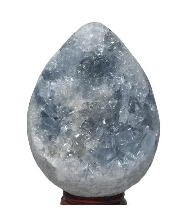Specimen Natural Celestite Crystal Cluster Quaerz Sky Blue Specimen Egg Home Furnishing Decoration ERBDRGAZ
