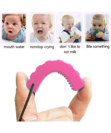 5-Piece Sensory Silicone Chewing Necklace Set for Autism & ADHD | Colorful Teething Toys & Bite Rings for Kids - Buy Online on GoSupps.com