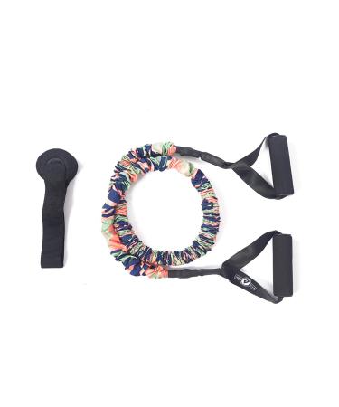 KYLIN SPORT Resistance Bands Set Upgrade Latex Camouflage Covered Fitness Resistance Bands Set with Door Anchor for Yoga Pilates Cross Workout Home 40lb
