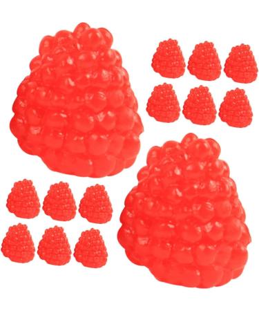 ibasenice 48 Pcs Simulation Fruit Model Photo Prop Desktop Fruit Ornament Simulation Raspberry False Raspberry Decor Lifelike Raspberry Model Pvc Artificial Child Fake Fruit Red 2.30X1.50X1.50CMx3pcs 1 - Buy Online on GoSupps.com