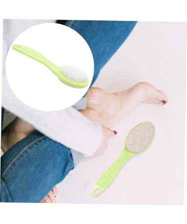 DRESSOOS Pumice Stone Foot Brush Foot Exfoliator Foot Stone Pedicure Foot Scrubber Foot Dead Skin Brush Bath Scrubber Brush Stone Bath Tool Foot Brush for Dead Skin Scraper Natural - Buy Online on GoSupps.com