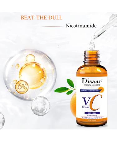 Buy Orange Vitamin C Facial Serum with Hyaluronic Acid | 30ml Hydrating Skin Repair & Moisturizing Serum for Better Skin Health - Buy Online on GoSupps.com