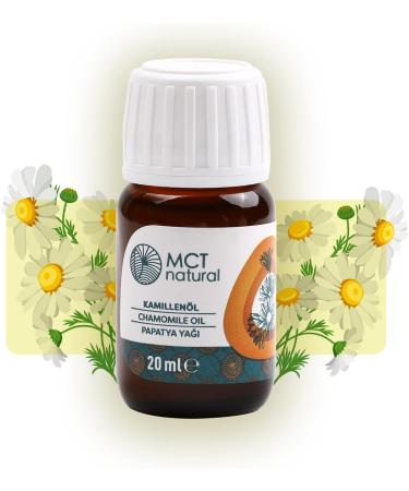MCT Natural Chamomile Oil 20ml | 100% Natural Aromatherapy & Massage Oil | Anti-Inflammatory & Antibacterial Care Oil - Fast International Shipping - Buy Online on GoSupps.com